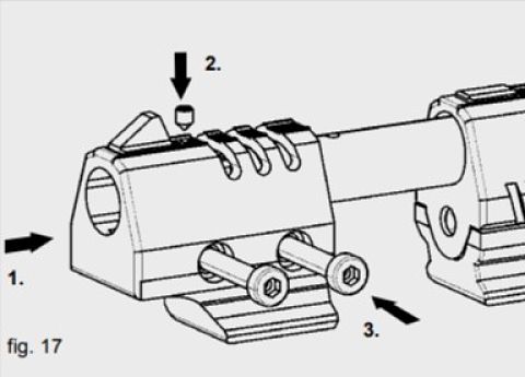 Walther P22 Target Diagrama Contrapeso
